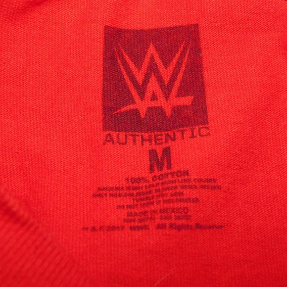 WWE AJ Styles The Untouchable One Red Shirt Mens M - Picture 2 of 7
